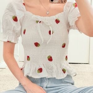 Peplum Smock top; NWOT